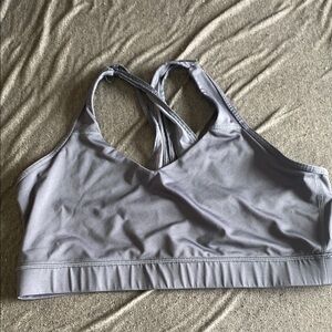Gray Sports Bra